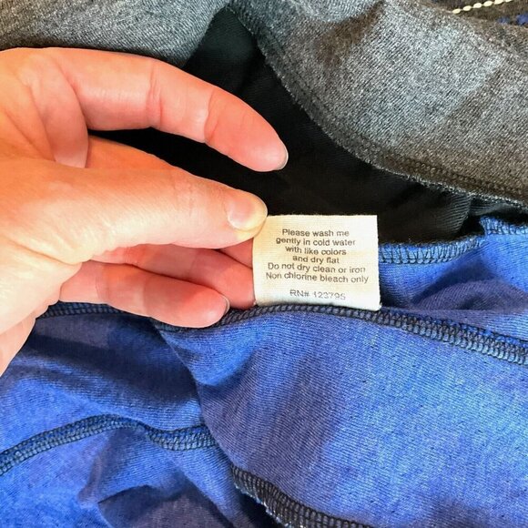 Alp'n'Rock Size S Chamonix Crew Top Grey Blue Edelweiss Emblem Long Sleeve - Picture 11 of 11